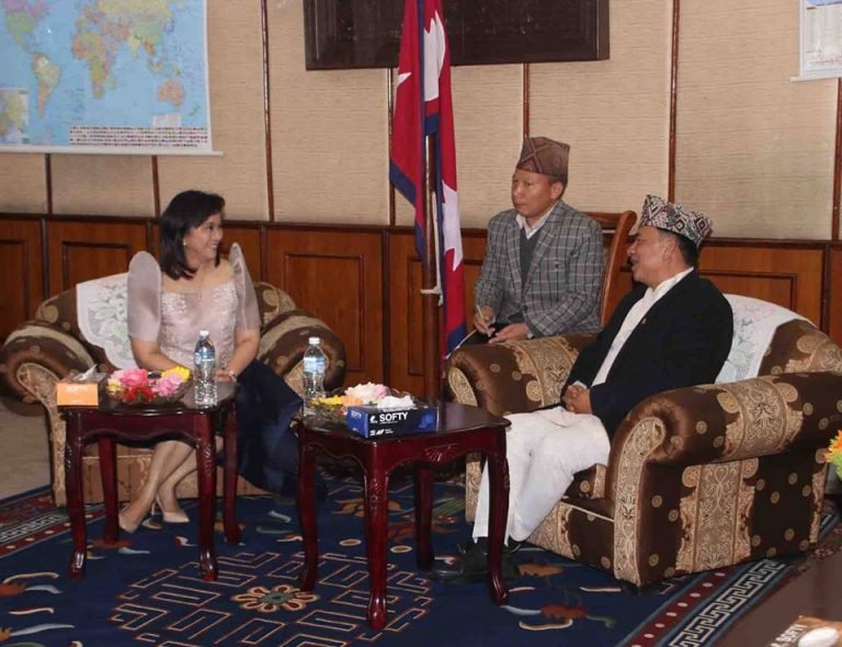 नेपाल र फिलिपिन्सका उपराष्ट्रपतिको शिष्टाचार भेट
