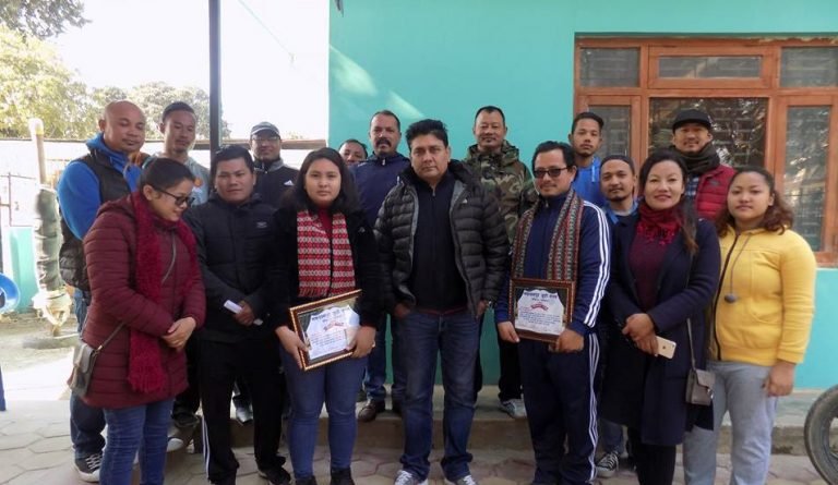 जुडोमा पदक विजेता खेलाडीलाई हटौडामा सम्मान