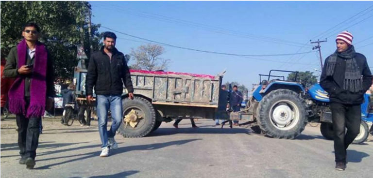 जमिन लिज प्रकरण बिरुद्ध कञ्चनपुरमा हड्ताल