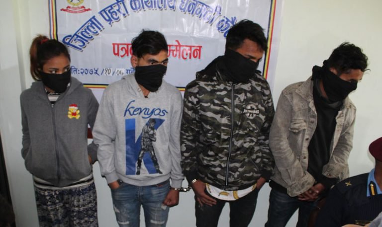 अरुण भट्ट हत्या प्रकरण स् मुख्य अभियुक्तसहित चारजना पक्राउ