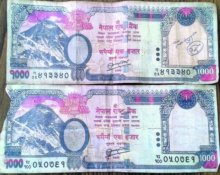 गोंगबुमा १ लाख ५१ हजार नक्कली नोटसहित एक पक्राउ