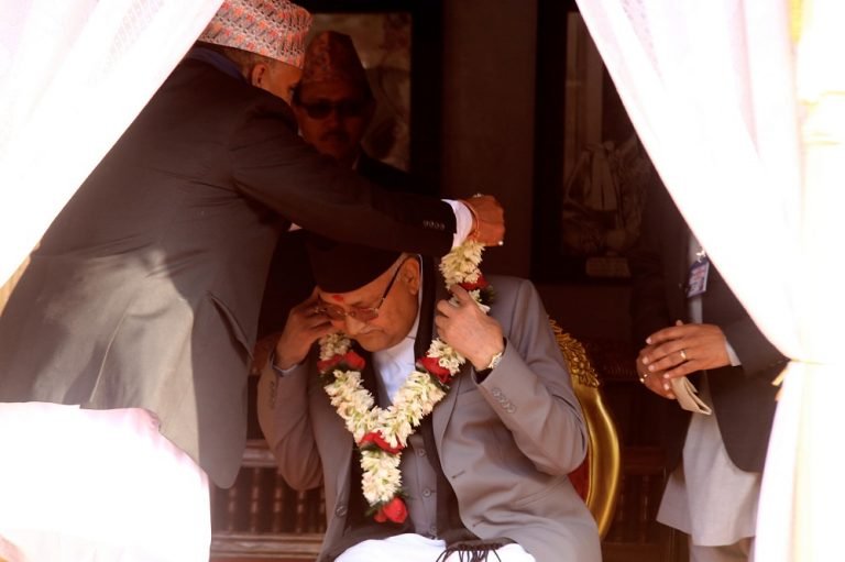 हनुमानढोका पुगेर प्रधानमन्त्रीले गरे वसन्त श्रवण