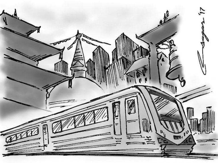 काठमाडौं उपत्यकामा २० किमीको मेट्रो रेल बन्ने
