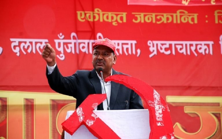 काभ्रेमा भएको प्रहरी अप्रेसनमा विप्लवका नेता हेमन्तप्रकाश ओली भाग्नन सफल