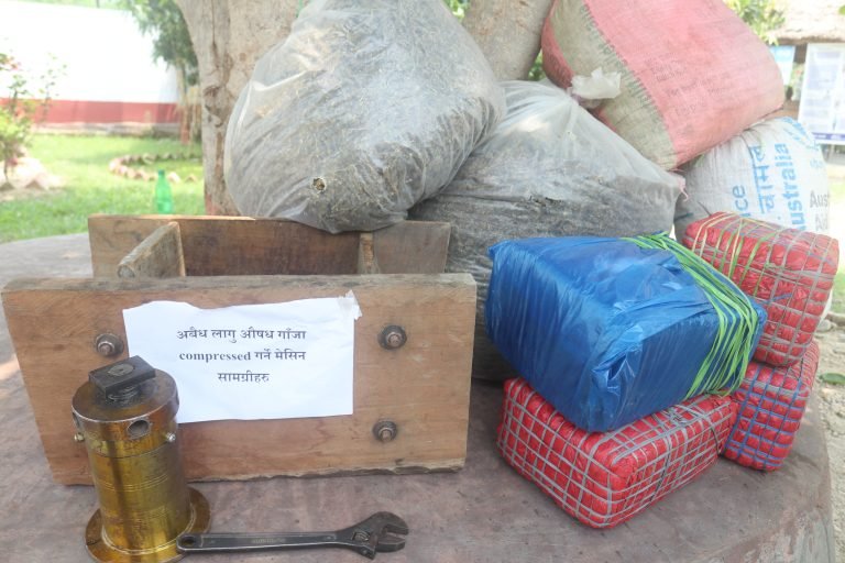 सर्लाहीमा एक सय किलो गाँजासहित दुई जना पक्राउ