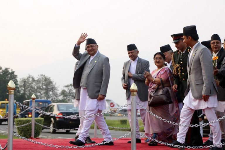 प्रधानमन्त्री ओली युरोप भ्रमण प्रस्थान