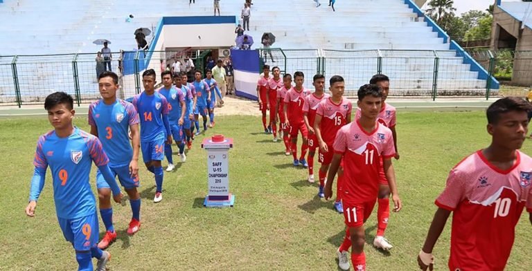 नेपाल साफ च्याम्पियनसिपको फाइनलमा, फाइनलमा भारतसंग भिड्ने