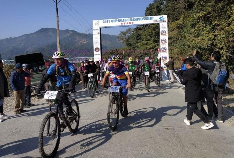हेटौंडामा पहिलो पटक साइक्लिङ्ग अफरोड च्याम्पियनसिप