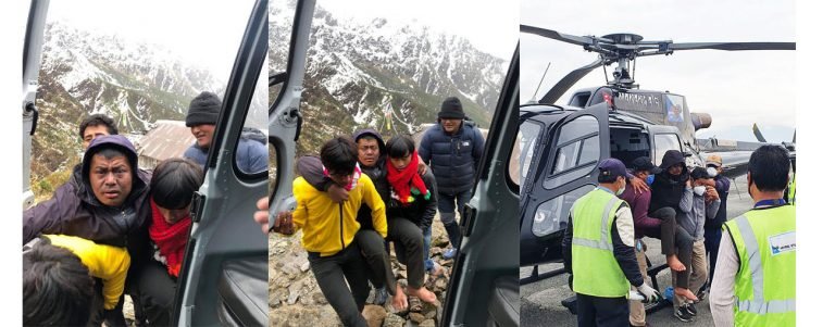 लकडाउनको समय सुत्केरी हुन लागेकी श्रीमती स्याहार्न हिँडेका श्रीमान १० रात हिउँमै फसे
